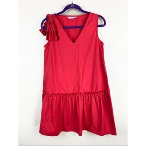 Rare ModCloth Compania Fantastica Red Mini Dress with Bow